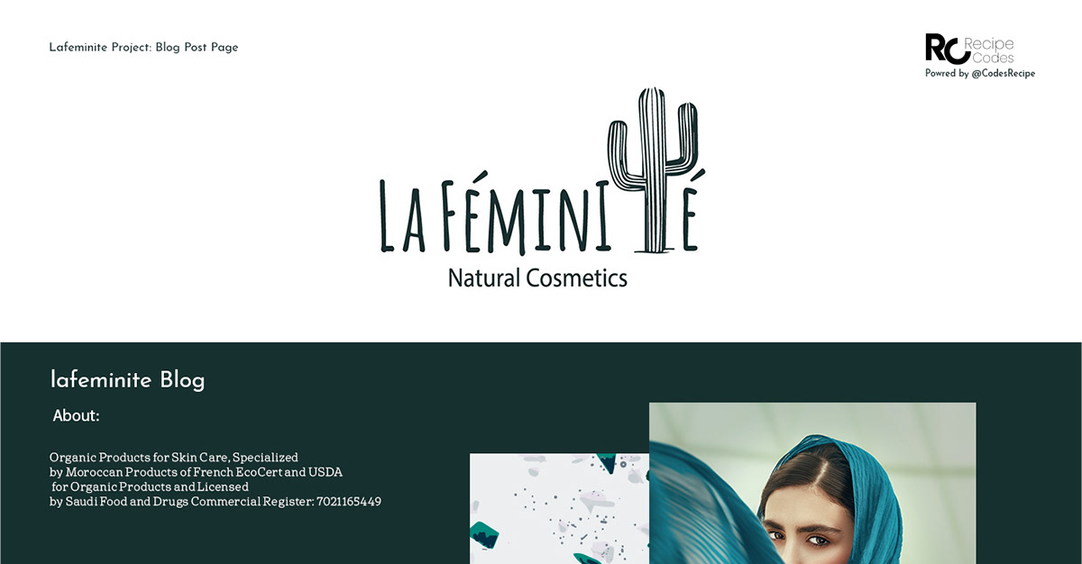 Lafeminite E-commerce Website 1 Lafeminite E-commerce Website by Recipe Codes – image 1 of 13