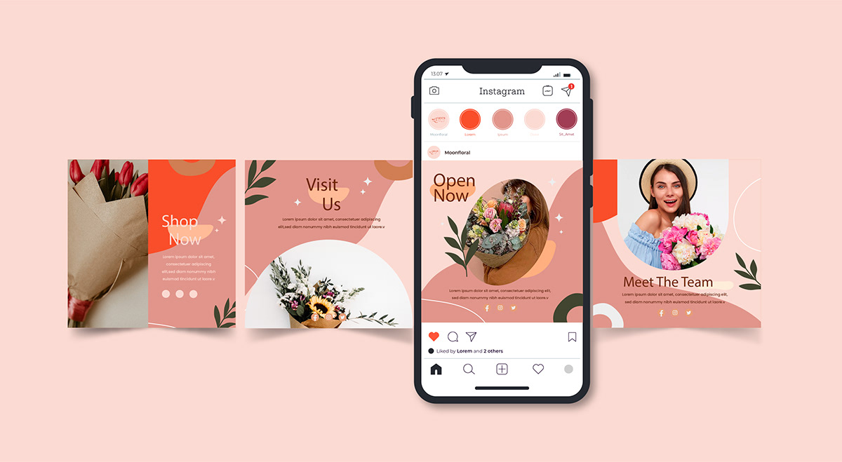 Moon Floral Brand Identity 10 Moon Floral Brand Identity by Recipe Codes – image 10 of 11