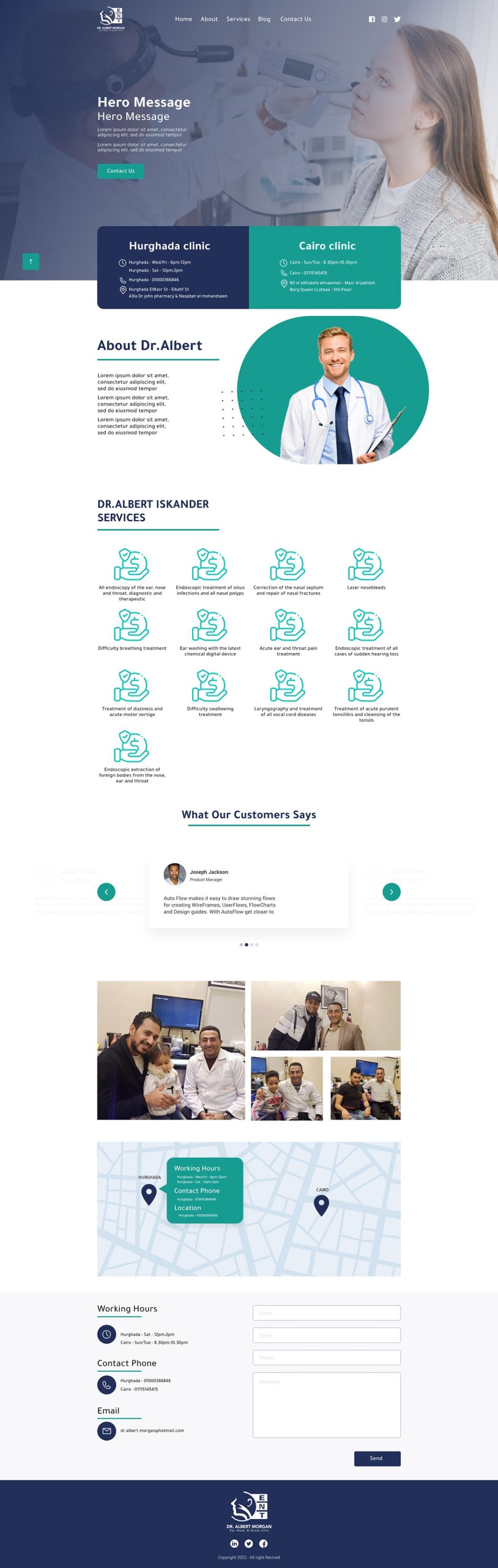 Dr. Albert Morgan Logo & Landing Page 9 Dr. Albert Morgan Logo & Landing Page by Recipe Codes – image 9 of 10